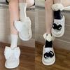 New hole shoes slippers women go out in summer, new platform summer sandals are fashionable to wear outside
