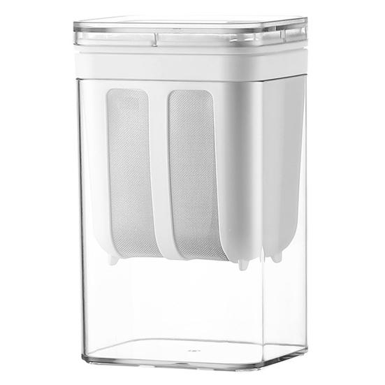 1100ML Yogurt Strainer Maker Large Capacity Ultra Fine Mesh Clear Visible Multi-functional Tea Milk Juice Homemade Whey Separator Filter Kitchen
