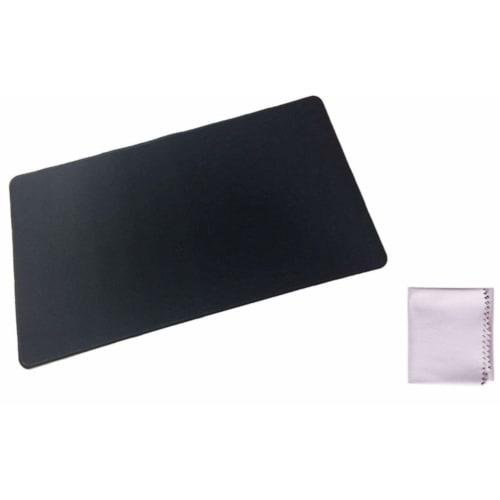 D-drempating Trading Card Game Playmat with Card Cleaner Set, Big Size Trading Card Rubber Mat, High-Performance Card Magic Play Mat (Black) pa156