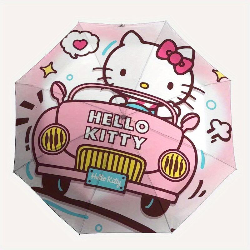 1pc Hello Kitty Car Adventure Umbrella with Plastic Handle,Suitable for All Seasons Home Travel Outdoor UmbrellaSanlio422