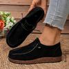 Women's New Large Size Women's Single Shoes New European and American Flat Women's Shoes One Step Casual Sports Shoes