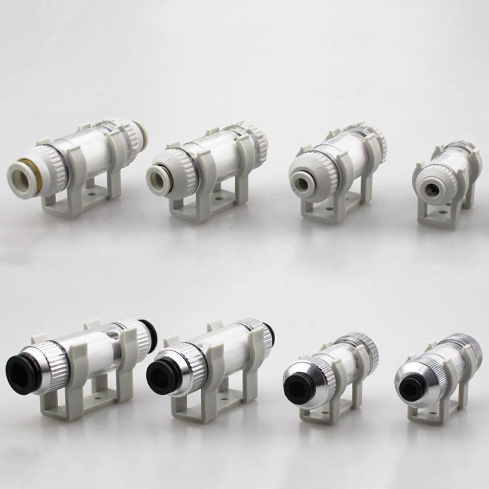 Vacuum Air Filter 4 6 8 10 12mm Tube Plastic Pneumatic Air Pipe Fitting Push In Connector