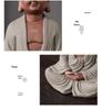 Zen Buddhist Ceramic Statue: Shakyamuni Buddha Desktop Ornament for Home Entrance Decor