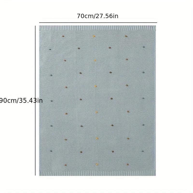 Handcraft Crochet Ball Blanket-Solid Color Knitted Stroller/Air Conditioning Cover Perfect Halloween Christmas Gift for All Ages