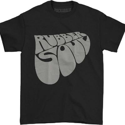 Ανδρικό T-Shirt Beatles με το λογότυπο Rubber Soul, μαύρο