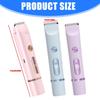 Women's Rechargeable Body Groomer Ceramic Heads LCD Screen Display Waterproof Design For Sensitive Skin Care