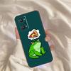 Cute Frog Cartoon Case For Realme C55 C71 C75 C61 C53 C33 C63 C51 C65 C67 11 12 13 14 15 Pro Plus GT6 GT7 Pro