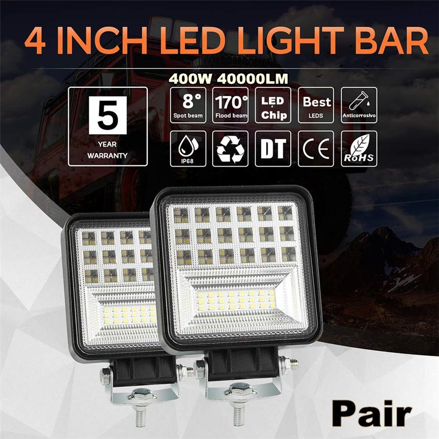 For Work Light 35Mm (Pair)-Square Without Aperture