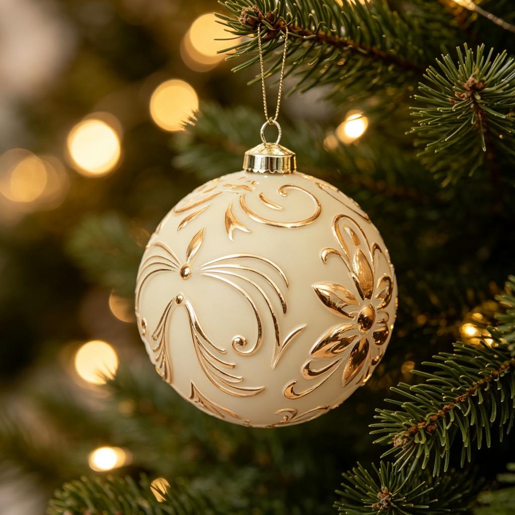 Plastic Christmas Tree Ornament Set with Assorted Painted Electroplated Hanging Balls for Holiday Decorations