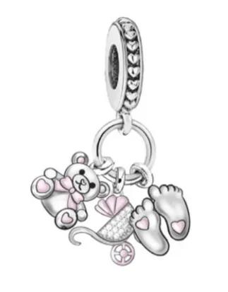 copper Heart Mom Dangle Dream Catcher Charm Bead Charms Compatible With Authentic Bracelets Do It Yourself Jewellery for Women Gift Accessories
