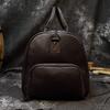Echtes Leder Boston Bag für Große Reisetasche für 2 Nächte oder 3 Golfschuhboden Schulter Schule Heimkehr Business 55cm Herren, Kapazität, Tage, Tasche,