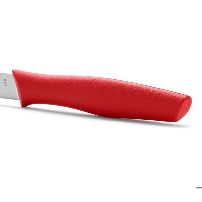 Couteau Mondador Arcos Nova 188422 acier inoxydable Nitrum et mango Polypropylène, lame rouge de 8 cm avec couvercle de lame et