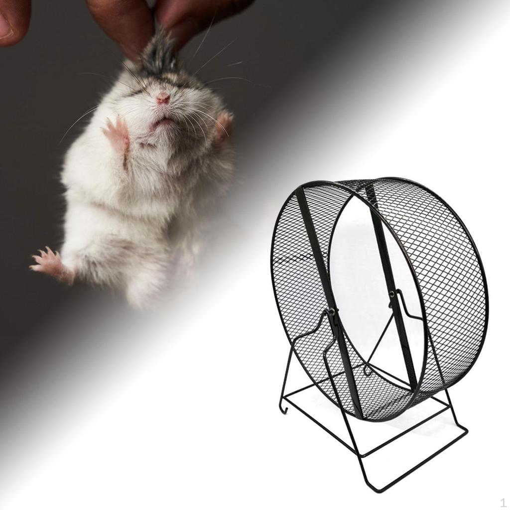 Durable Iron Hamster Exercise Wheel for Maintaining Small Animal Strength and Well-Being