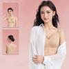 Invisible Seamless Straight Shoulder Shaping Bra Wireless Non-Marking Comfort Bra for Women A-C Cups Two-way Wear