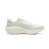 Li Ning Ling Bo V3 Dicke Sohle Höhensteigernd Vielseitig Weich Rückprall Laufschuhe Damen Sneaker Weiß Grün ARSW112-4