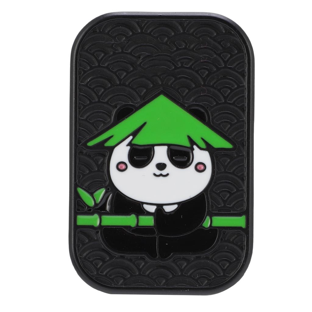 Metal Push Card Toy Decompression Stress Relief Push Slider Zinc Alloy Animal Pattern for Waiting Meditation Black