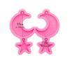 DIY Glossy Star Moon Shape Earrings Silicone Molds for Epoxy Jewellery Making