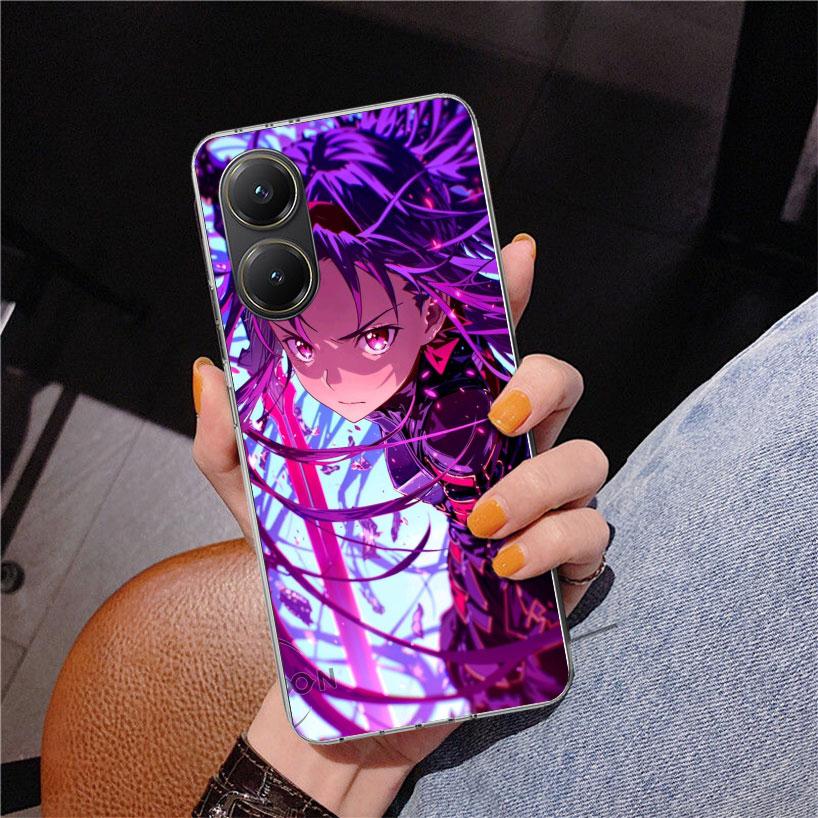 Anime Sword Art Online SAO Handyhülle für Xiaomi Poco X7 X6 X5 Pro F7 Ultra Redmi 15C 15 13C 13 12C 12 10 10A 10C 9 9A 9C 9T