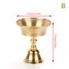 1Pc Candle Holders Copper Butter Lamp Holder Long Lamp Candlestick Put Candle Copper Cup Home Decor
