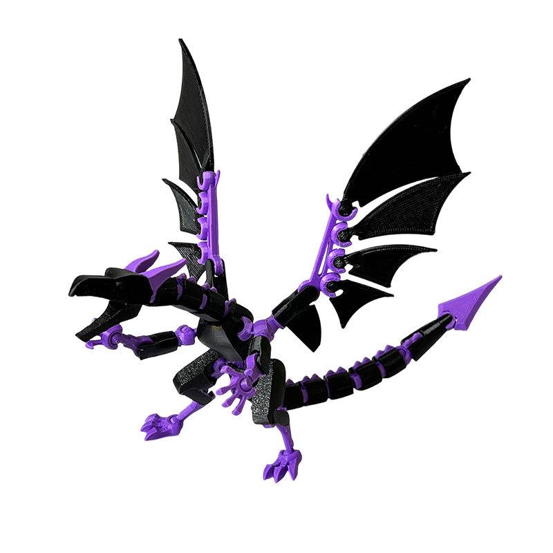 3D Printed Three Head Flying Dragon / Fire Dragon T13 Action Figures Multi-Jointed Movable Robot Nova 13 DIY Mannequin Toys