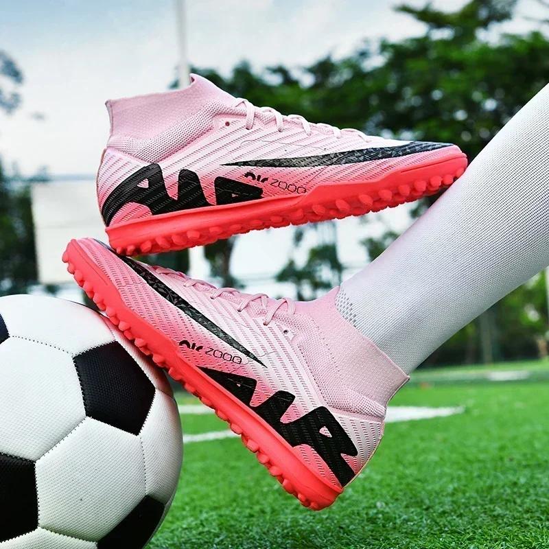 

New Men Soccer Shoes Soccer Cleats High-quality Football Boots Ultralight Training Shoes Professional Outdoor Match Non-Slip 35