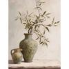 Retro Elegante Olivenbaum und Zitrone Leinwand Poster Vase Wandkunst Poster Perfektes Geschenk für Wohnzimmer Schlafzimmer Studentenwohnheim Heimdekoration