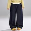 ASK JUNIOR Girls' Loose Straight-Leg Denim Jeans