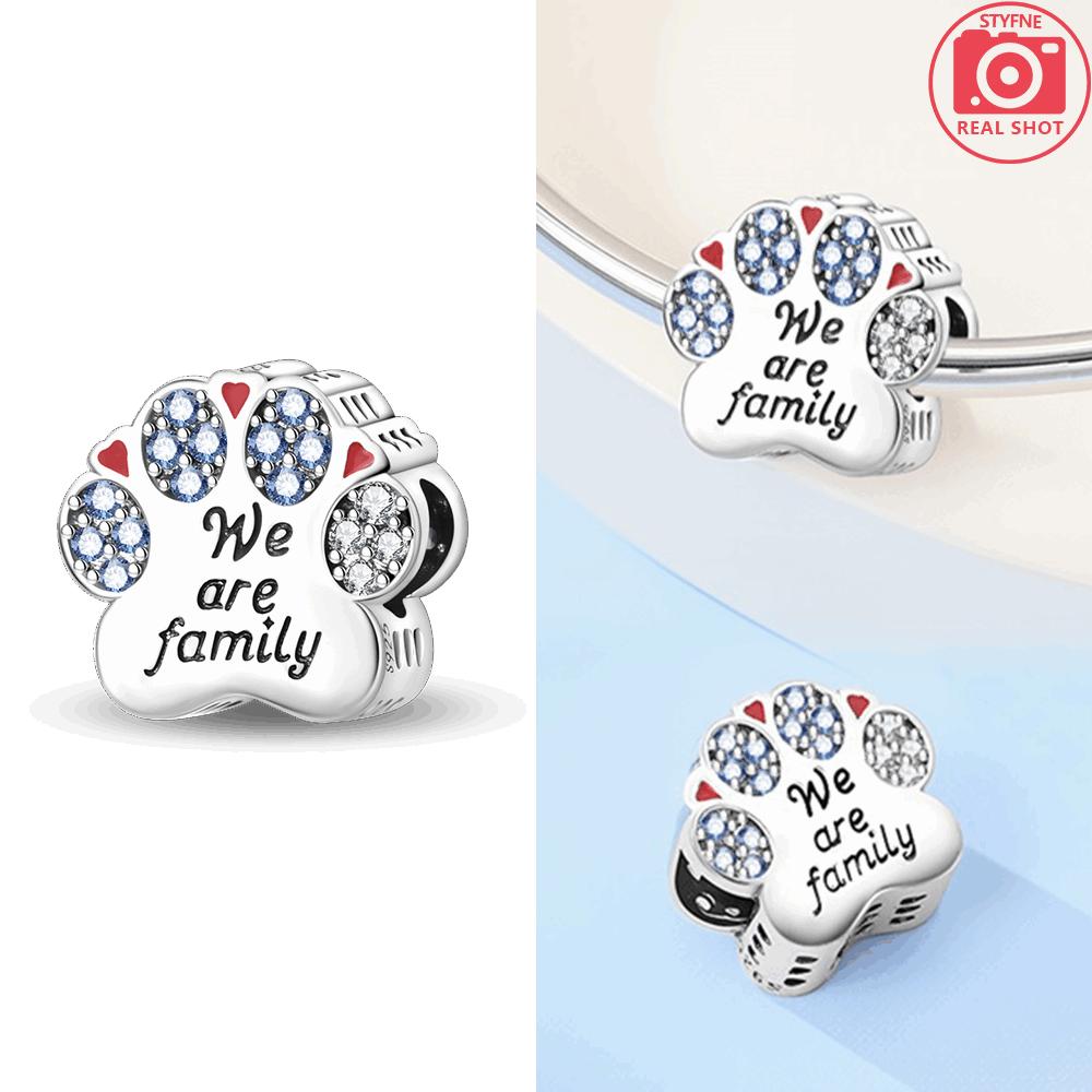 Authentic copper Family Affection Claws Love Heart Life Tree Pendant Compatible With Bracelets Women Jewellery Diy Anniversary Gift