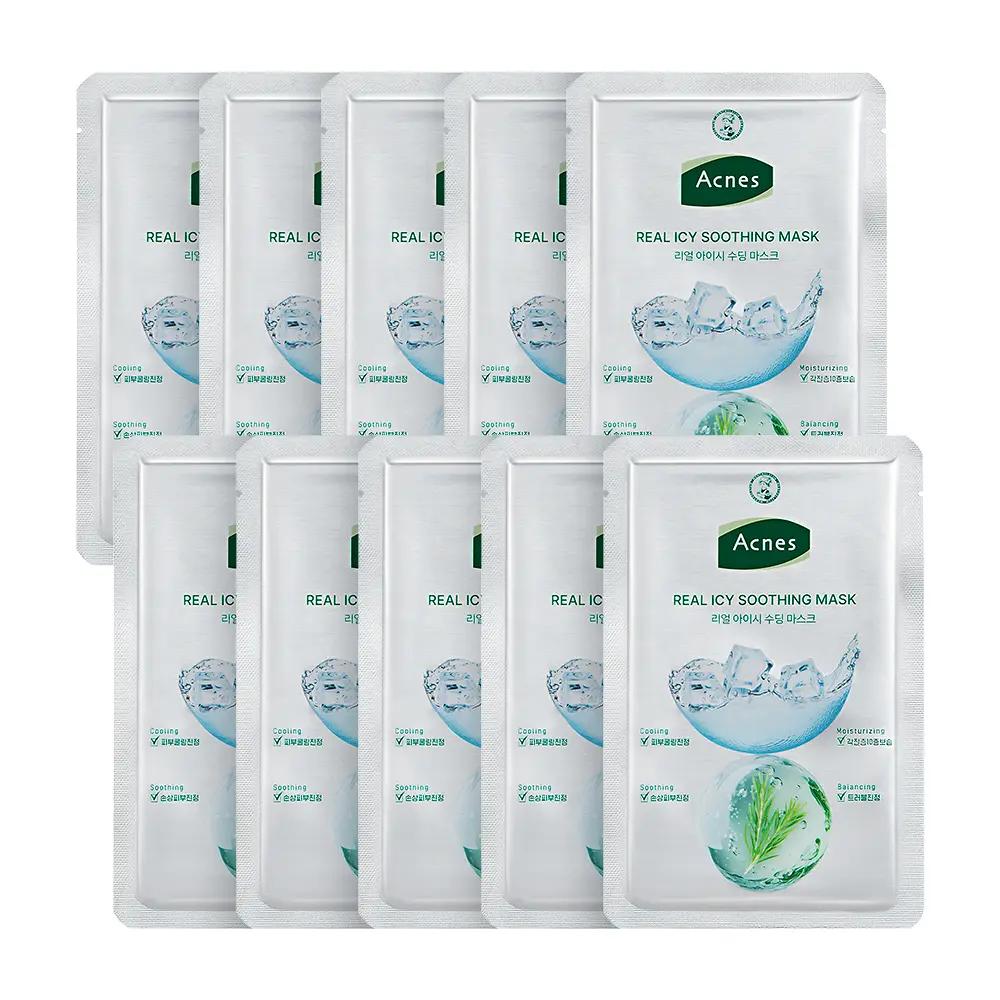 

Acnes Real Icy Soothing Sheet Mask Set (10 Sheets) 10sheets