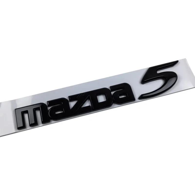 2025 Horký Plastový Přední Kufr Znak pro Mazda 5 Mazda5 Logo Znak na Volant Tělo Vyměnitelná Samolepka Zadní Světla Refitting D