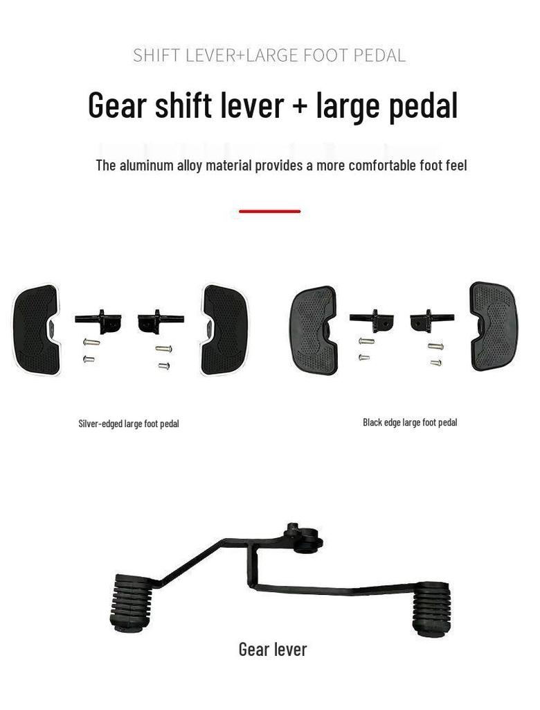 Enhanced Foot Peg & Shift Lever for 300WY300-E Motorcycle