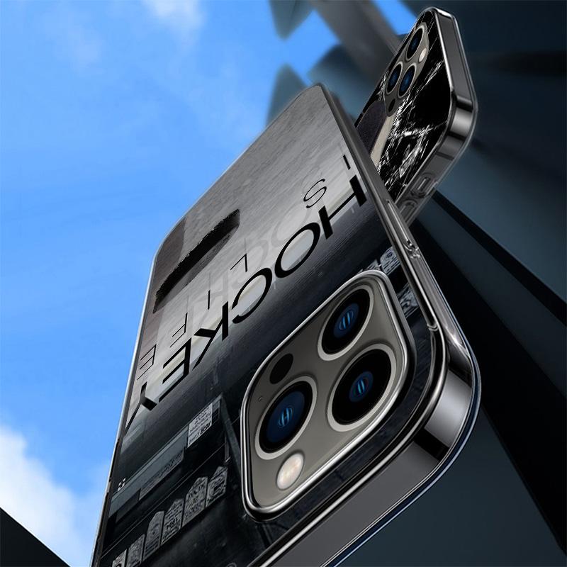 Ice Hockey Rink Sport Phone Case For iPhone 17 Air 16 Pro Max 16E 15 + 14 Plus 11 12 13 Mini 7 8 SE Gift Print Cover Fundas 17 A