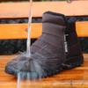 Winter Men's Snow Boots Double Zippered Waterproof Shoes Rain Boots Plush Fishing Winter Warm Boots Men's Boot