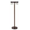 Necklace Organizer Rack Solid Wood Display Storage Desktop Jewelry Holder Stand Hanging Prop with Hook