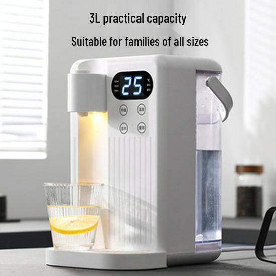 Compact Cross-Border Instant Hot Water Dispenser with Adjustable Temperature, Rapid Heating, 3-Second Instant Hot Water, Small Desktop Boiler, 110V