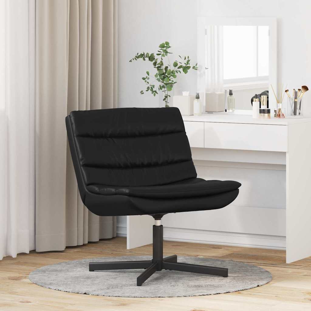 Swivel Chair Black 63 x 75 x 76 cm PU