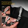 Keychain Multifunctional Rings Keychain Rings Buckle Titanium Alloy Keychain Belt Clip for Key Hook Keychain Key Rings