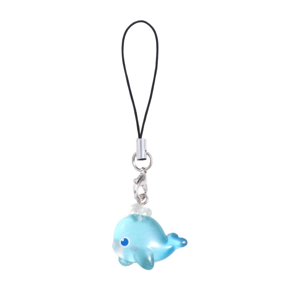 Fashion Lanyard Fish Phone Chain Sea Creature Keychain Phone Hanging Rope Blue Shark Kawaii Mobile Phone Chain Phone Charms