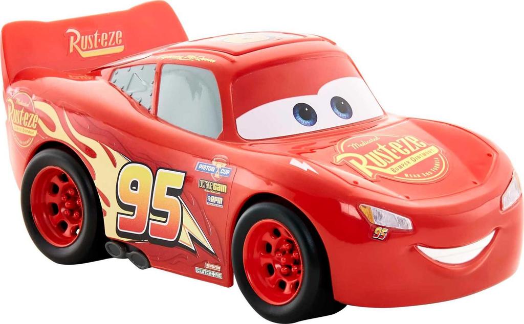 Disney Pixar Carros Caminhão Falante Relâmpago McQueen Veículo Falante Brinquedo de Filme com Som Personagem Colecionável Presente para Crianças Colecionadores 5,5 polegadas
