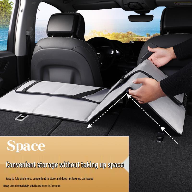 Tesla Compatible Foldable Rear Seat SUV Mattress Extension Board