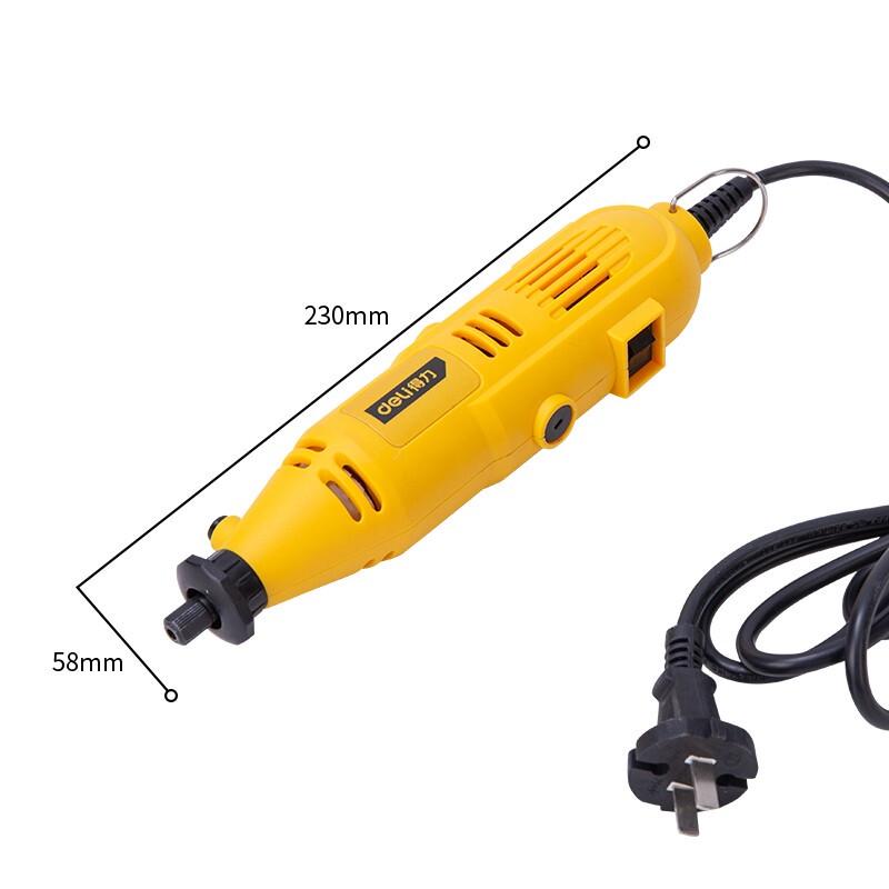 Deli 130W Adjustable Speed Rotary Tool CN plug (adapter included)