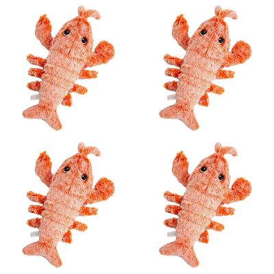 Floppy Lobster Interactive Dog Toy Jumping Moving Dog Toy Moving Puppy Chew Toys