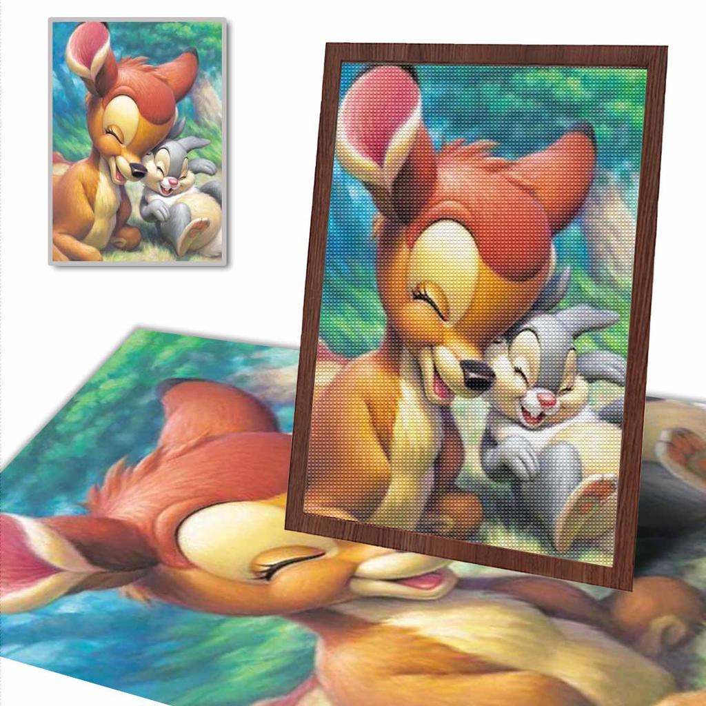 DIY Diamond Painting Bambi The Fawn Cross Stitch Kit Mosaic Art Diamond Painting Full Circle Diamond Home Decoration