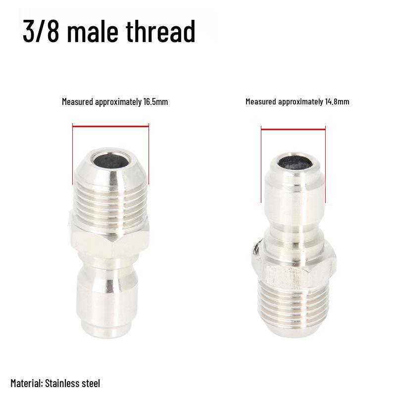 High-Pressure Copper Quick-Connect Water Hose Adapter for Car Washers
