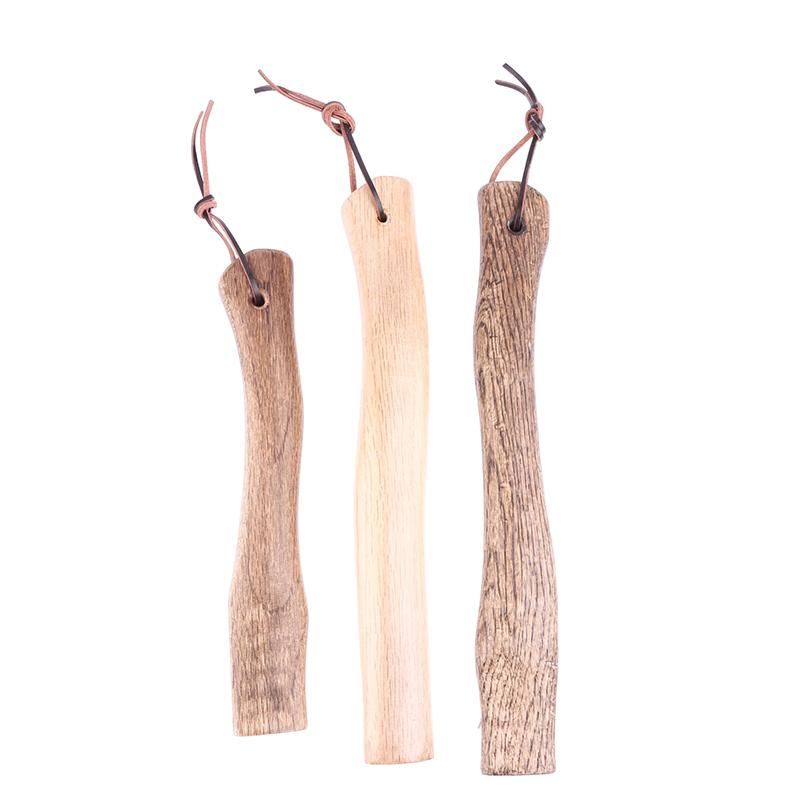 Sturdy Solid Wood Short Axe Handle Replacements For Garden Tools And Outdoor Use Handmade Axe Handle Parts