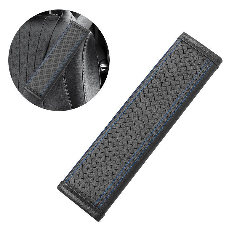 

Ремень безопасности из искусственной кожи, чехол на плечо, аксессуары для ремней безопасности, дышащая защита, набивка ремня безопасности, авто аксессуары для интерьера