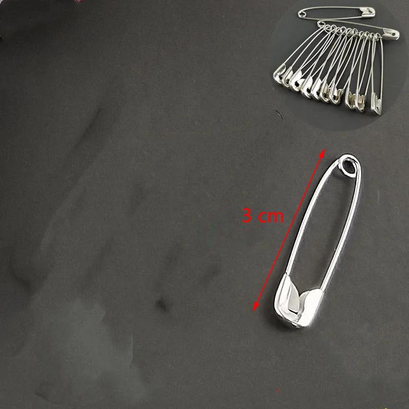 20 Pcs/Lot Household Store Safety Pin Multipurpose Metal Clothes Safety Pin Durable Simple Safety Pin Office Supplies Paper Clip