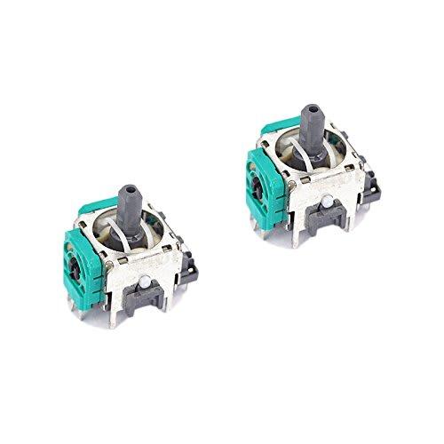 (Cumio) QeMIO 3D Joystick for Nintendo Switch PRO Controller Analog Sensor Rocker Stick Repair Tool Accessory Set of 2