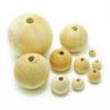 Natural Lotus Wood Beads: 6-40mm Round, Loose Beads for DIY Jewelry