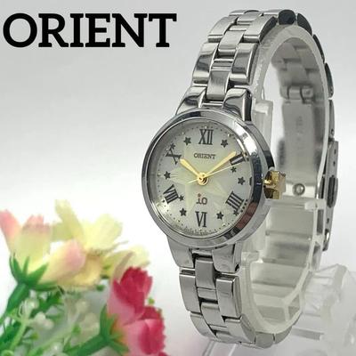 Used 175 [Rechargeable Battery Needs To Be Replaced, Cleaned] ORIENT Women's Watch Orient IO Star Gold Roman Numeral Solar Popular